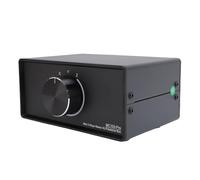 Eujgoov Interruttore Audio XLR 3 in 1 Uscita, Convertitore Bilanciato in Lega di Alluminio per Sorgenti Audio Multiple, Blocco Efficiente del Rumore e Trasmissione del Segnale per Musicisti e