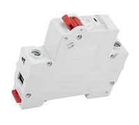 Eujgoov Interruttore Automatico CC Miniaturizzato per Impianti Solari Fotovoltaici, Materiale Plastico Metallico, Protezione da Sovraccarico e Cortocircuito, Elevato Potere di Interruzione, Adatto per
