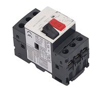 Eujgoov Interruttore Automatico per Motore 3P, Interruttore di Protezione | Tensione di Tenuta a Impulso 6 KV, Montaggio su Guida da 35 Mm, Controllo a Pulsante, Uso AC,3 Classe 50,60 Hz