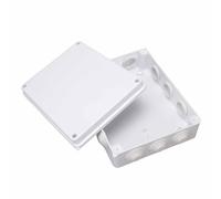 Eujgoov Involucro Elettrico Scatola Elettronica Project Progetto con Giunzione Impermeabile in Plastica Scatole Universali a Prova di Polvere Bianche, IP65, Materiale ABS Robusto, Design Spazioso,