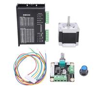 Eujgoov Kit di Driver del Motore Stepper NEMA23 con 23HS5628 Motore 2.8A 56 Mm Microstep Driver Driver Macchina 3D Stampante 3D per il Diametro Esterno 4.2A Valutazione di Corrente Sotto