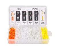 Eujgoov Kit di Fissaggio con Fibbia per Rivetti per Auto 270 Pezzi, di Rivestimento del Pannello del Cruscotto della Console Universale, Elementi di Fissaggio Assortiti