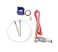 Eujgoov Kit di Hotetend 3D ExtrUder Kit Hoted in Lega in Alluminio Ottone 1,75 Mm 0,4 Mm Design del Ventilatore Ugello Sostituzione del Kit Gamma Larga