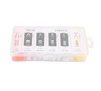 Eujgoov Kit di per Rivestimento Auto 270 Pezzi, Rivetti di Fissaggio in Plastica Assortiti per la Sostituzione del Pannello del Cruscotto, con Montaggio Universale