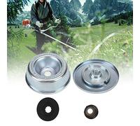 Eujgoov Kit di Riparazione in Metallo, Set di Ricambio per Decespugliatore FS120, FS200, FS250, Include Collare, Dado, Piastra di Guida, Rondella di Spinta, Rondella di Protezione, per Uso di