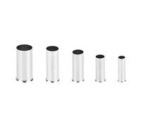 Eujgoov Kit di Terminali a Bussola, Connettori per Cavi in Rame | Capicorda a Crimpare Assortiti Non Isolati, 125 Pezzi 7, 5, 4, 2, 1 AWG, Materiale in Rame Premium, Cablaggio Elettrico,
