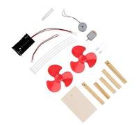 Eujgoov Kit Generatore Eolico per Bambini Che Migliora le capacità di Apprendimento con un Giocattolo in Legno Sicuro per lo Sviluppo di abilità, Tensione da 1,5 V per Progetti