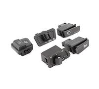 Eujgoov Kit Pulsanti Interruttore Moto Plastica Plug and Play Pulsanti di Controllo GY6 5 Pezzi Set di Indicatori di Direzione del Clacson del Faro di Avviamento per gli Scooteristi Sostituzione