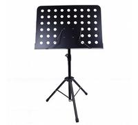 Eujgoov LD316 Leggio Pieghevole Nero, Supporto per Spartiti Portatile Resistente in Altezza Regolabile per Violino Chitarra Sassofono Guzheng, Supporto per Strumenti Pieghevole Leggero