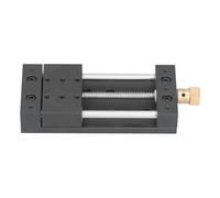 Eujgoov Linear Stage Guida Lineare Manuale Tavolo Scorrevole Vite a Ricircolo di Sfere Guida Lineare Cuscinetto M5 Fornire Movimento Lineare per Apparecchiature di Automazione