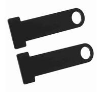 Eujgoov Lucchetto a D per Cinghia per Casco, Lucchetto per Casco Moto in Acciaio Inossidabile con Installazione Semplice, Fissaggio Sicuro per Caschi e Accessori Moto (BLACK)