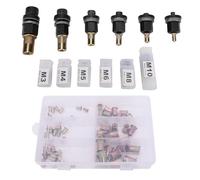 Eujgoov M10 M8 M6 M5 M4 M3 Accessori Rivettanti per Mobili Utilizzo Industriale Uning Sheet Metal e Tubi Adatti per Vari Set di Strumenti di Rivetti Elettrici Manuali di Vari Campi