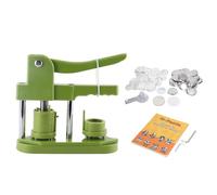 Eujgoov Macchina per Creare Bottoni 100 Set Kit per Pressare Badge con Carta Modello Panda per Regali Artigianali Fai-da-te Amici di Famiglia Portachiavi Apribottiglie (25 mm)