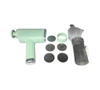 Eujgoov Macchina per Pasta Elettrica, Macchina per Tagliatelle Automatica Ricaricabile con 5 Accessori, Perfetta per Cucinare in Casa la Pasta Italiana Cotta in Pochi Minuti (GREEN)