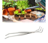 Eujgoov Materiale Liscio e Premium, Utilizzo Versatile, Strumento Bonsai, Strumento di Giardinaggio Bonsai in Acciaio Inossidabile Kit di Pinzette per le Pinzette per gli Appassionati, Design 2 in