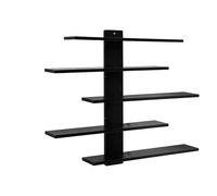 Eujgoov Mensole Sospese da Parete Espositore per Figurine in Legno Scaffale per Montaggio a Parete a 5 Livelli 37x6 Cm per Figure di Anime da Collezione Mini Arredamento in Camera da Letto Soggiorno