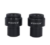 Eujgoov Microscopio Hide Field Wid of View Regolazione del Diottrie di Diottrie 30 Mm Lence Ottico per Imaging Metal Body Compatibile con la Maggior Parte dei Microscopi Disponibili