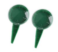 Eujgoov Mini Seminatrice Manuale Regolabile per Spargisemi da 2 Pezzi, Strumento per Semina da Giardino in Plastica Verde Militare con Quadrante di Controllo a 5 Livelli per Semi Piccoli, Seminatore