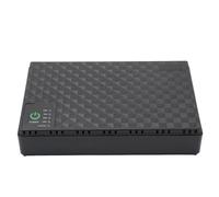 Eujgoov Mini UPS Alimentatore di Backup a Batteria 10400mAh con Uscite Multiple USB 5V DC 9V 12V POE 15V 24V 18W per Telecamera di Sicurezza Modem Router (Spina UE 85-265 V)