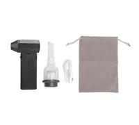 Eujgoov Mini Ventilatore Portatile Ad Aria Spolverino Elettrico Senza Fili a Secco Portatile Ricaricabile C Ricarica Ad Alto Numero di Giri