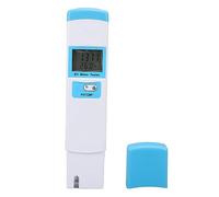 Eujgoov Misuratore PH Digitale 2 in 1 Tester Temperatura PH con Retroilluminazione App Misuratore Multilingue della qualità dell'Acqua per Piscina Acquario Birra Fatta in Casa, Materiale ABS,