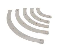 Eujgoov Modelli con Raggio per Angoli Arrotondati, Maschere per Raggio di Fresatura in Plastica per la Lavorazione del Legno con 5 Raggi Diversi R100 R150 R200 R250 R300