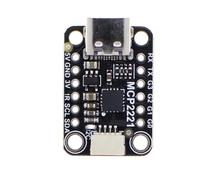 Eujgoov Modulo Convertitore USB a GPIO ADC I2C Modulo MCP2221A con Connettore USB C Uscita DAC a 5 Bit per SENSER SEMMA QWIIC PWM Driver
