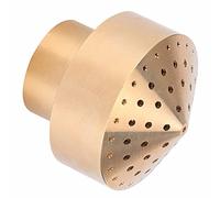Eujgoov Motivano d'Acqua a Grappolo Spray per Ugello di Ottone con Flussi Trasparenti per Stagno da Giardino, Parchi di Divertimento, Musei (6 Minuti da 25 mm Denti Interni)