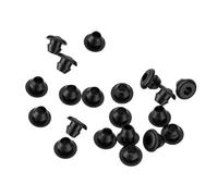 Eujgoov Occhielli in Gomma Ignifuga da 20 Pezzi, Tappi per Fori Ignifughi, Protezione del Cavo per Cablaggio Automobilistico della Scatola Elettrica (Foro interno 3 mm, apertura 5 mm)