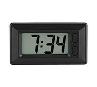 Eujgoov Orologio Digitale LCD 46.5 x 22mm, Digitale LCD Orologio Ultra Sottile per Auto, Cucina, Bagno, Aula 77 x 42.4 x 17.7mm