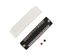 Eujgoov Pannello Automobilistico per Auto a Blocchi a Blocchi a 12 V 12 WASS Pannello Impermeabile del Circuito Marittimo Porta Elettrica Multi, Vane/Wing a Scatola Fusibile V con Lama Media ATC