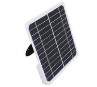 Eujgoov Pannello Solare da Parete da 20 W, Caricatore Solare Monocristallino Impermeabile per Telecamere di Sicurezza, Installazione Facile con Staffa Regolabile, Alimentatore Affidabile per