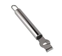 Eujgoov Pela-limone in Acciaio Inossidabile, Strumento Zester da 304 con Coltello a Canale e Design del Foro per Peeling di Arance e Agrumi Nei Bar Ristoranti da 6,5 Pollici (BLACK)