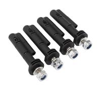 Eujgoov Perni di Montaggio per Schede di Trazione Perni di Montaggio di Sicurezza da 17 Mm Set 4 Pezzi Kit di Antifurto per MaxTrax MKII LITE Mini Schede di Recupero Portapacchi per Camion Letto di