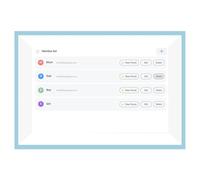 Eujgoov Pianificatore Familiare Digitale Calendario Digitale Intelligente Touch Screen LCD IPS da 10,1 Pollici WiFi Pianificatore Interattivo di Grafici di Lavoro Alloggiamento in ABS