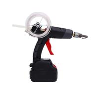 Eujgoov Pistola per Colla Invisibile per Cavi in fibra Ottica, Display Digitale, Temperatura Regolabile 100-220 ℃ con Giunto Concavo e Vassoio per Cavi, per Strumenti di Cablaggio (Spina europea)