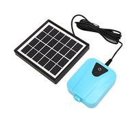 Eujgoov Pompa Ad Aria Ossigenatore Ad Energia Solare Areatore Portatile | Pompa ad aria per ossigenatore ad energia solare Pompa per aeratore portatile 0,5 W Ricarica USB a doppio uso 2L min Volume