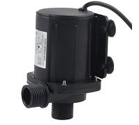 Eujgoov Pompa dell'acqua Senza Spazzole da 12 V Mini Pompa dell'acqua a Basso Rumore per il Trasferimento 'acqua Portata Elevata da 1500 L-H da 40 ° F a 212 ° F Con Testa Idraulica da