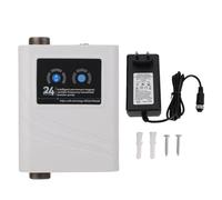 Eujgoov Pompa per Pressione Dell'acqua Automatica Pompa Variabile del Richiamo della Frequenza di Frequenza 120 W 42L/min Alto 42L/min con (Plug dell'UE 100-240 V.)