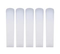 Eujgoov Reeds Sassofono Tenore Rd77 Resina ABS 2.5 Resistenza Migliorata longevità e Ricca qualità del Suono del Suono Accumulato Adatto Ai Nuovi Arrivati (WHITE)