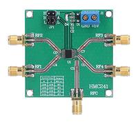 Eujgoov RF Switch Module Single Pole e 4 Throw Design Circuito Stampato Componente Elettronico 5V HMC241