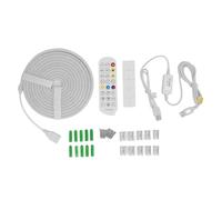 Eujgoov RGB LED Strip Light Silicone 16 Milioni di Colori PVC Bluetooth Connection Music Sincronizzazione IP65 Acqua a Prova di Acqua Regola le Preferenze Ambiente Spaziale