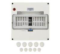 Eujgoov Scatola di Distribuzione Dell'alimentazione, Scatola di Interruttore a Circuito, Scatola di Distribuzione Esterna con Valutazione IP66, Caricabatterie Dual USB, per Rimorchio