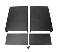 Eujgoov Scatola di Raffreddamento in Alluminio Tipo Diviso, Finitura Anodizzata Opaca Sabbiata Professionale Custodia Elettronica Dissipazione del Calore, per Controller GPRS Scheda