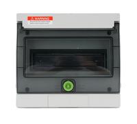 Eujgoov Scatola Interruttore Automatico Impermeabile a 4 Vie, Materiale ABS PC Classificato V0, Facile Installazione per Uso Interno Ed Esterno in Stazioni di Ricarica Solare e Progetti Elettrici