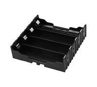 Eujgoov Scatola Portabatterie, Materiale ABS, Organizer a 4 Slot per Batterie da 3,7 V, Ideale per Esperimenti su Circuiti e Progetti Fai-da-te