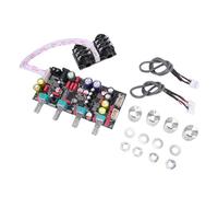 Eujgoov Scheda Preamplificatore Effetto DSP 3D, Materiale ABS, Miglioramento Vocale di Livello Studio, Jack Doppio Microfono, Perfetto per Karaoke e Artisti Palco