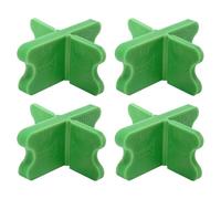 Eujgoov Set da 4 Distanziatori Per Decking - 4 Spessori - Strumento di Allineamento in Plastica PP - 1/16, 1/8, 3/16, / di Pollice - Per L'Installazione (pezzi)