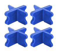 Eujgoov Set da 4 Distanziatori Per Decking - 4 Spessori - Strumento di Allineamento in Plastica PP - 1/16, 1/8, 3/16, / di Pollice - Per L'Installazione (pezzi)
