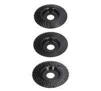 Eujgoov Set di Dischi per Intaglio del Legno da 4 Pezzi Mola per Legno Utensili per Modellare il 100 Mm 3 Stili per Smerigliatrice Angolare con Albero da 5/8 Pollici 4 Accessori